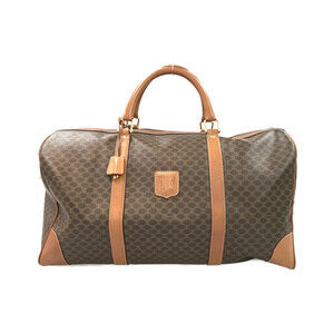 Celine Macadam Boston Bag Tan